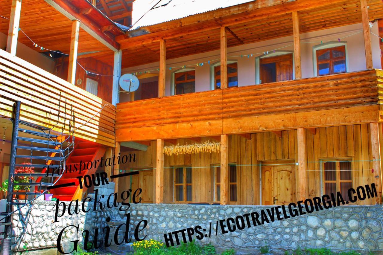 Ecohouse Svaneti Mestia Eksteriør billede